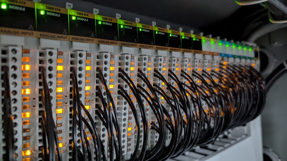 PLC Automation Processor Rack